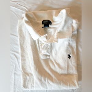 Polo Ralph Lauren 💙 white polo shirt size kids XL
